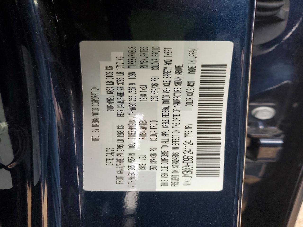 2025 Mazda Cx-90 Select