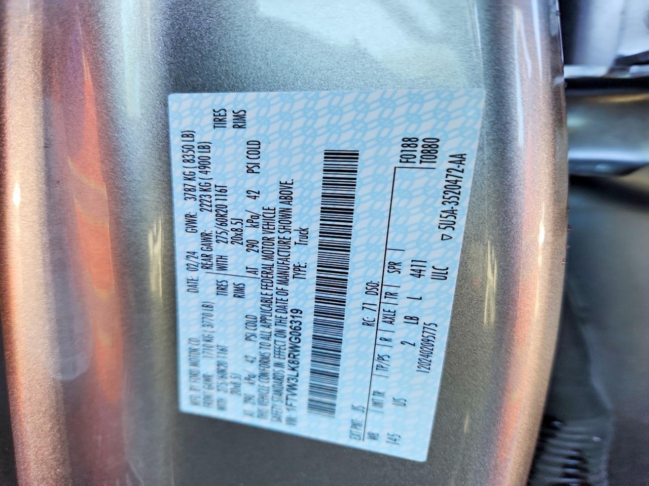 2024 Ford F150 Lightning XLT