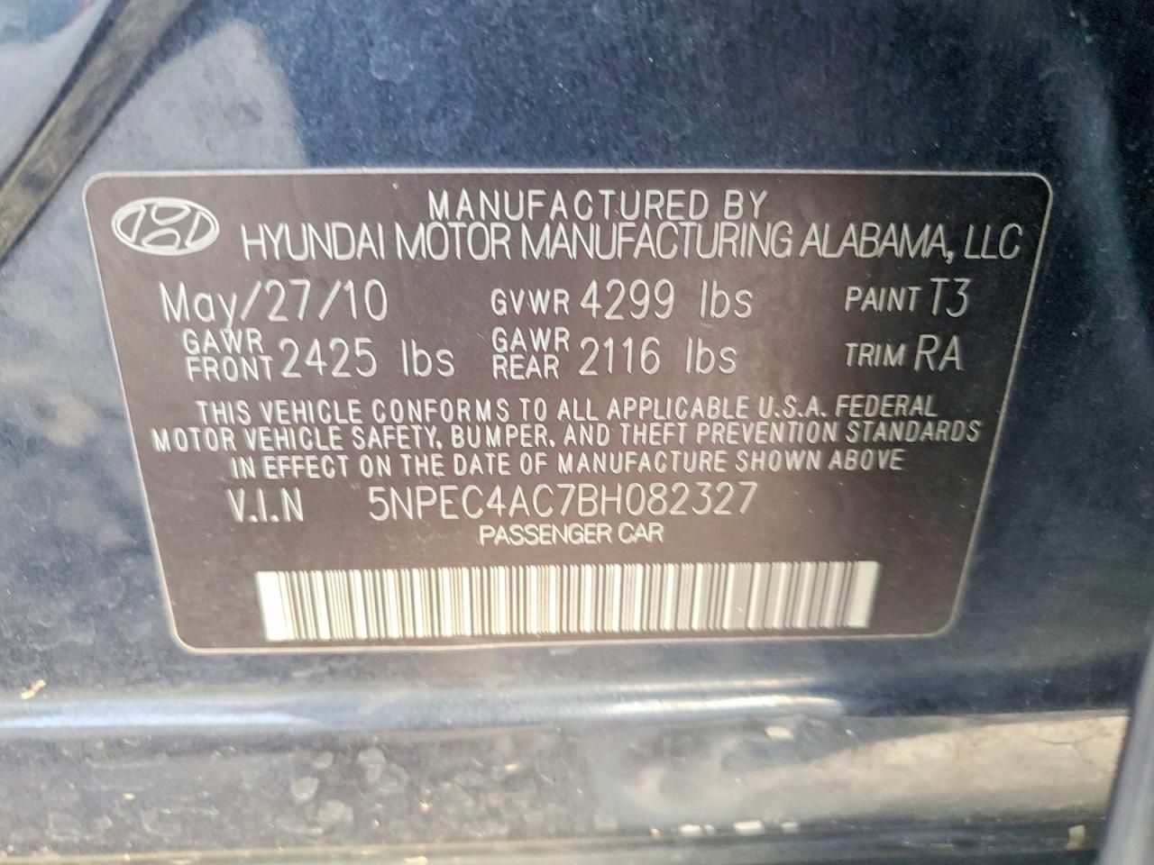 2011 Hyundai Sonata se