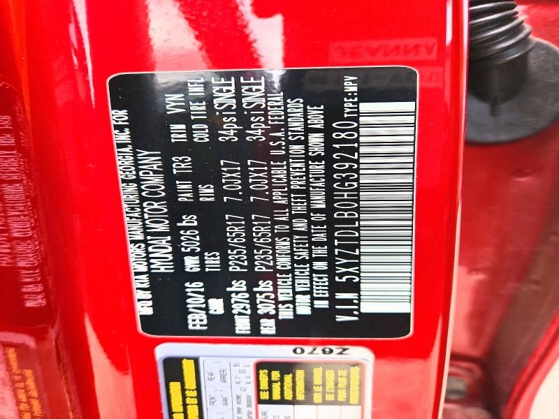 2017 Hyundai Santa fe Sport 2.4l