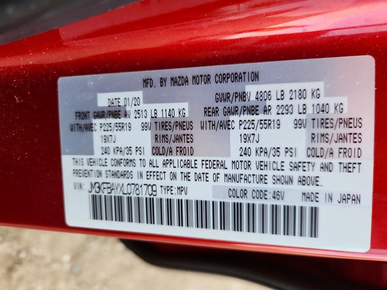 2020 Mazda Cx-5 Grand Touring Reserve