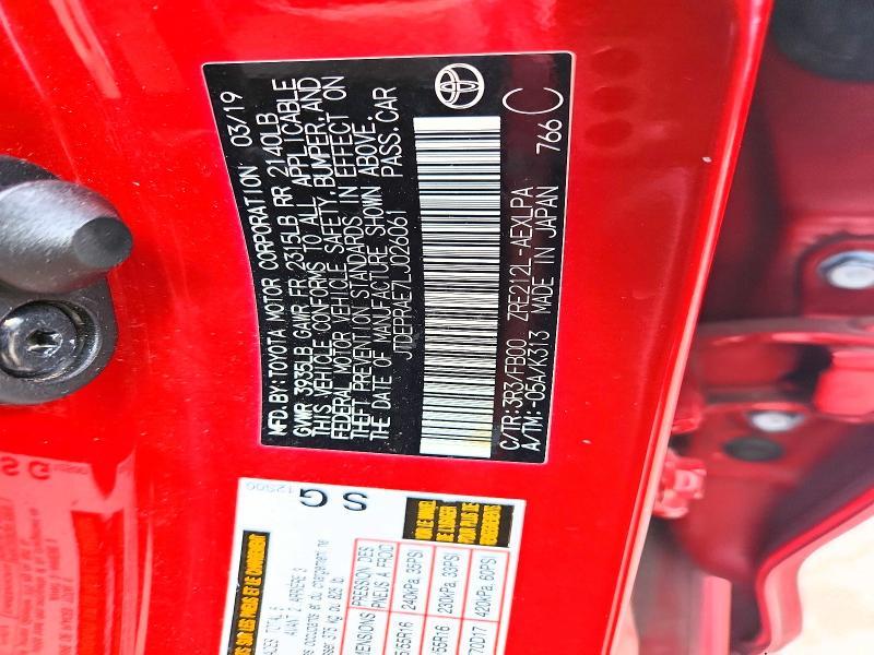 2020 Toyota Corolla le