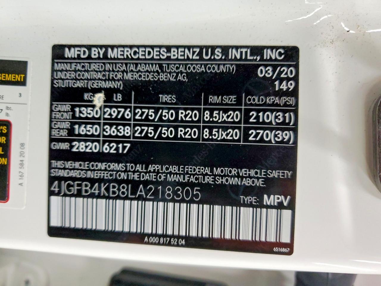 2020 Mercedes-Benz Gle 350