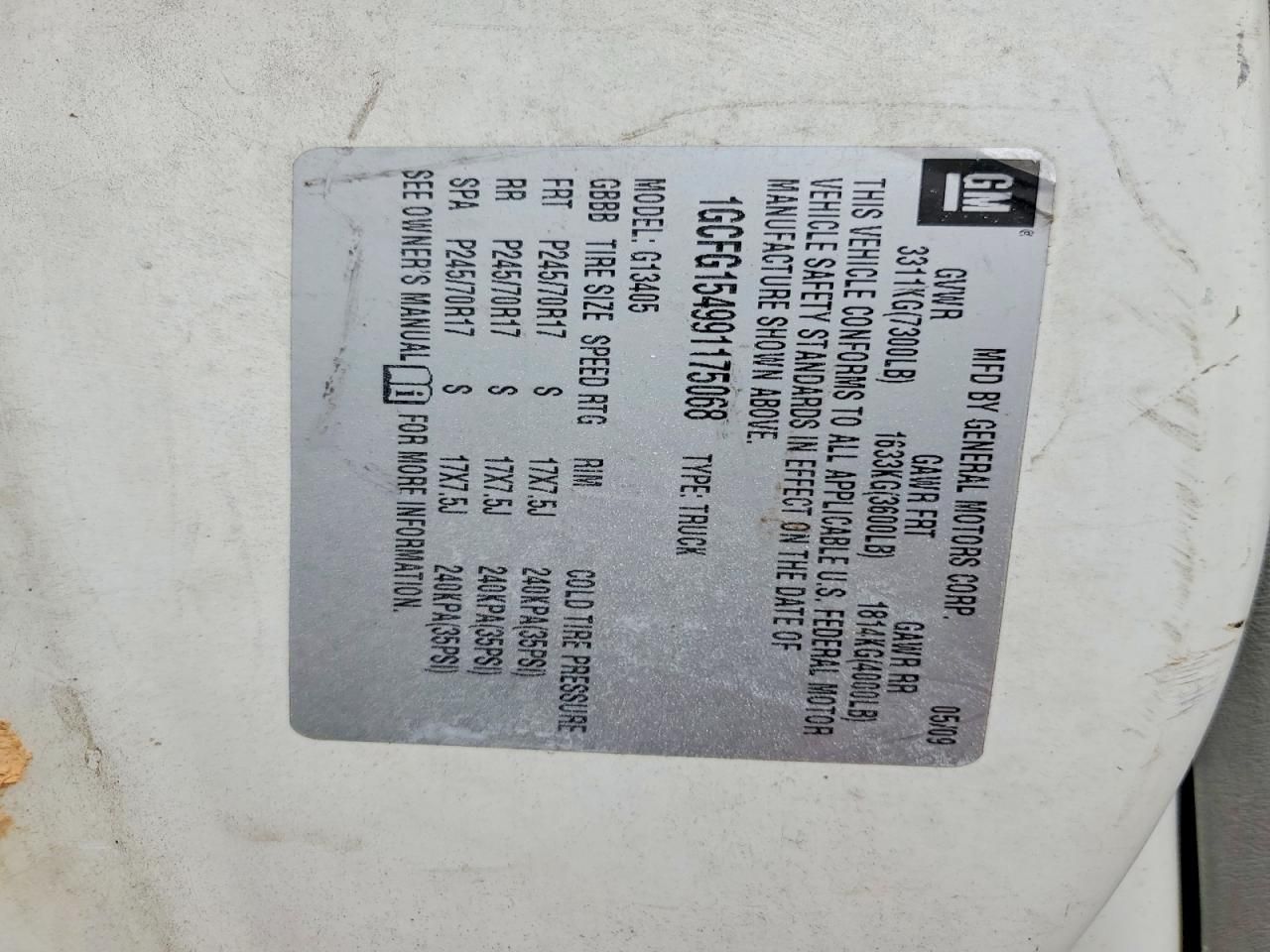 2009 Chevrolet Express G1500