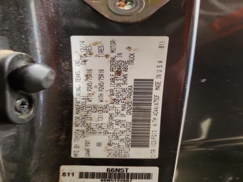 2015 Toyota Tacoma Double cab