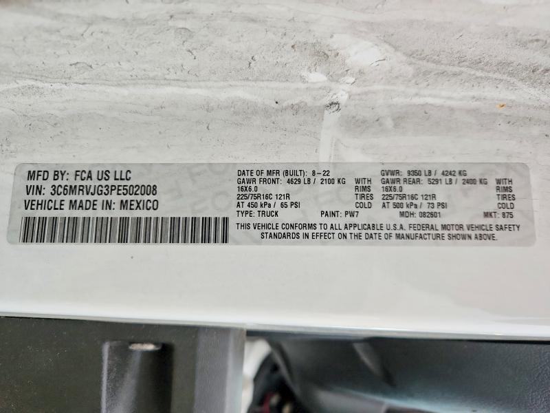 2023 Dodge RAM Promaster 3500 Delivery Van