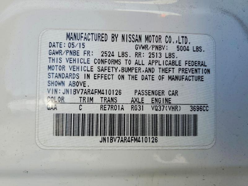 2015 Infinity Q50 Base