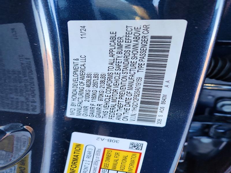 2025 Honda Accord Touring Hybrid