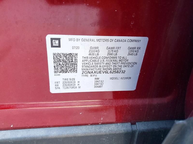 2020 Chevrolet Equinox lt