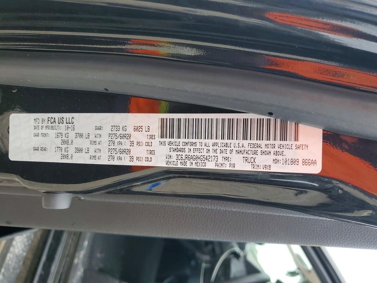 2017 Dodge Ram 1500 st