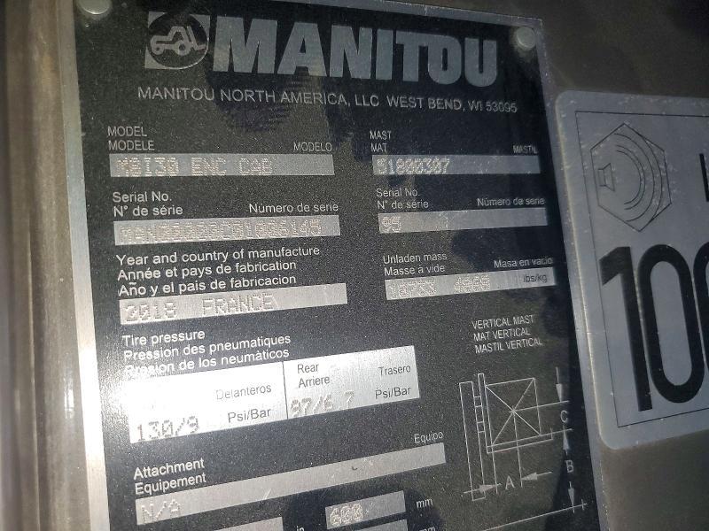 2018 Manitou MSI-30T