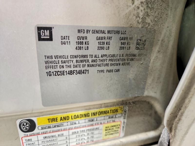 2011 Chevrolet Malibu 1LT