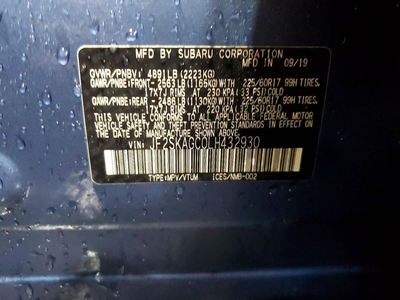 2020 Subaru Forester Premium