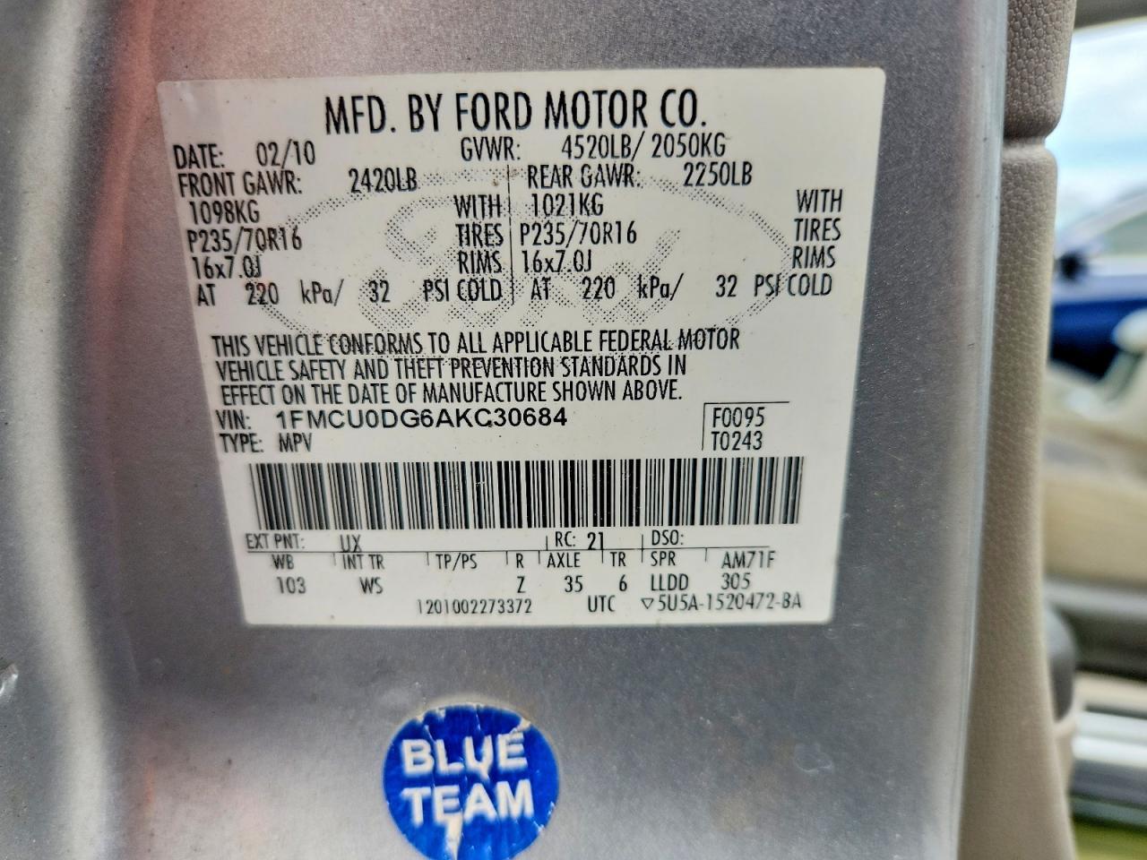 2010 Ford Escape xlt