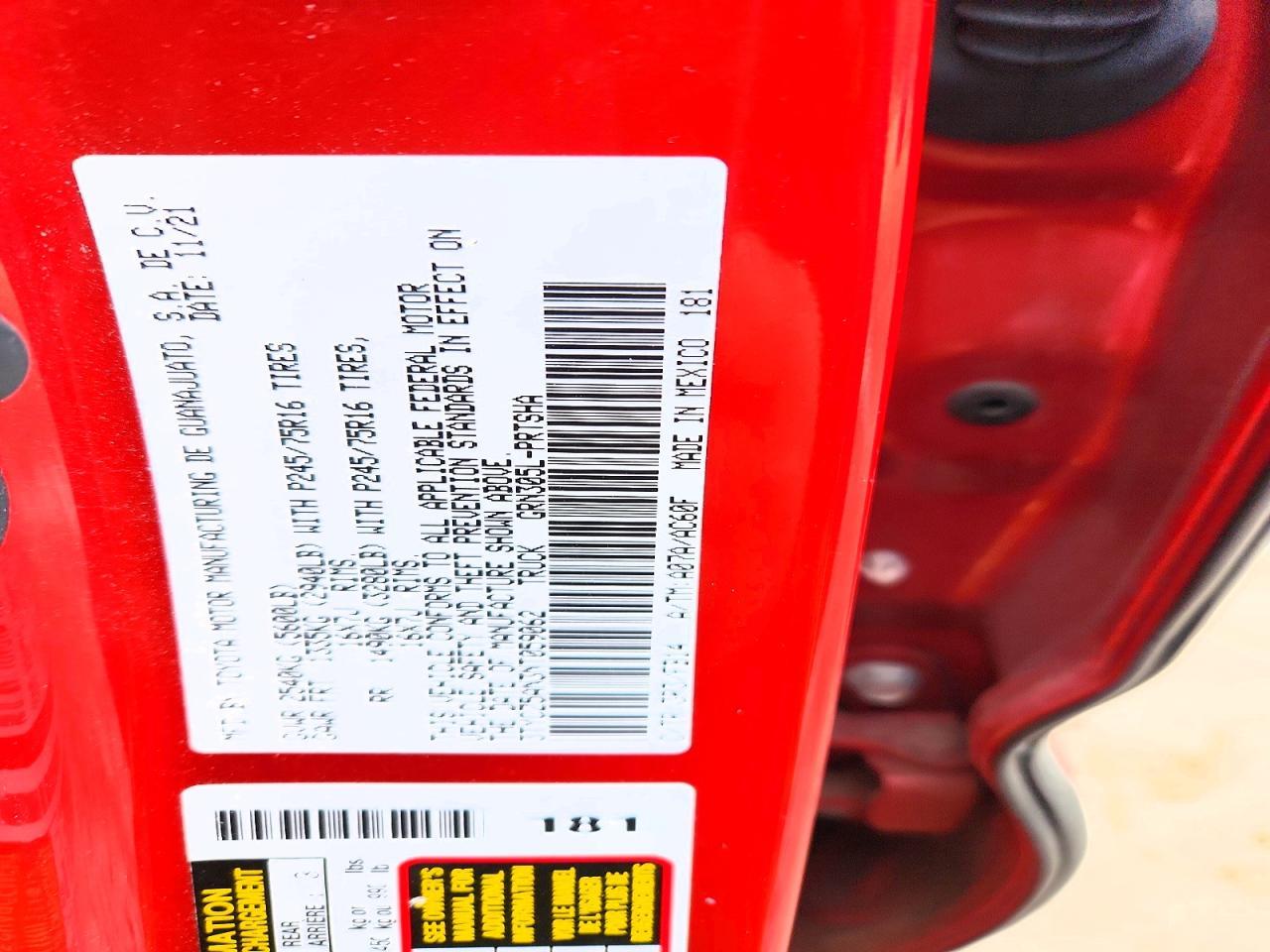 2022 Toyota Tacoma SR V6