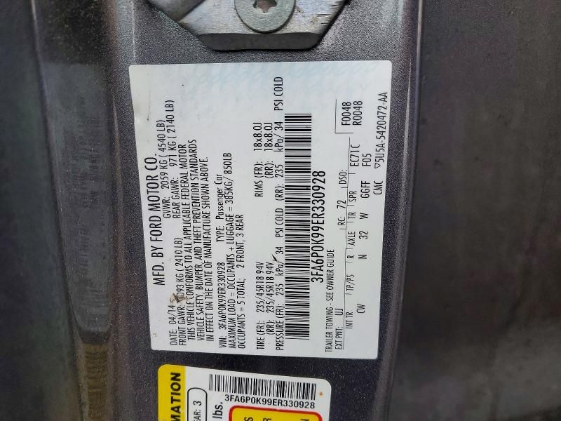 2014 Ford Fusion Titanium