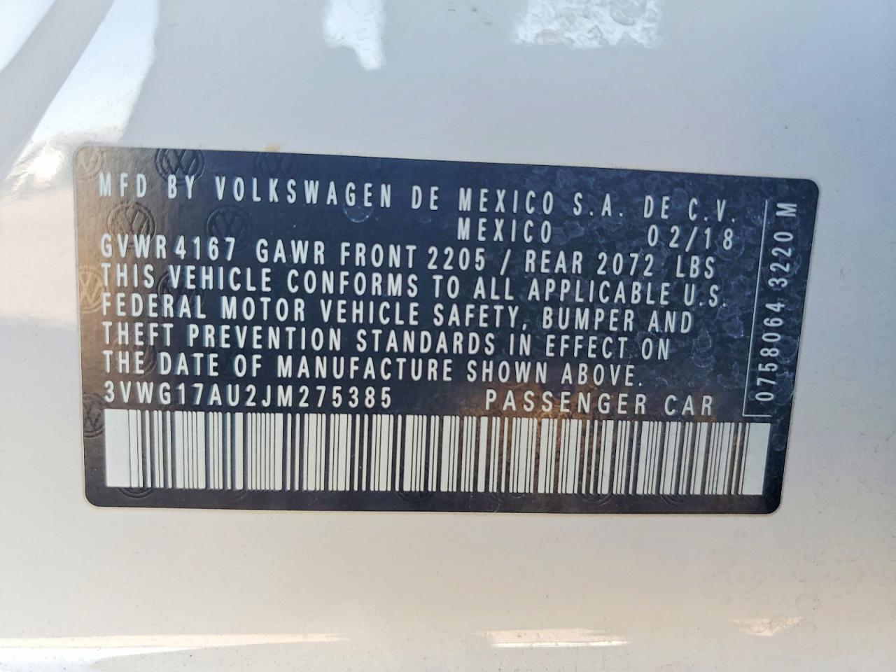 2018 Volkswagen Golf s