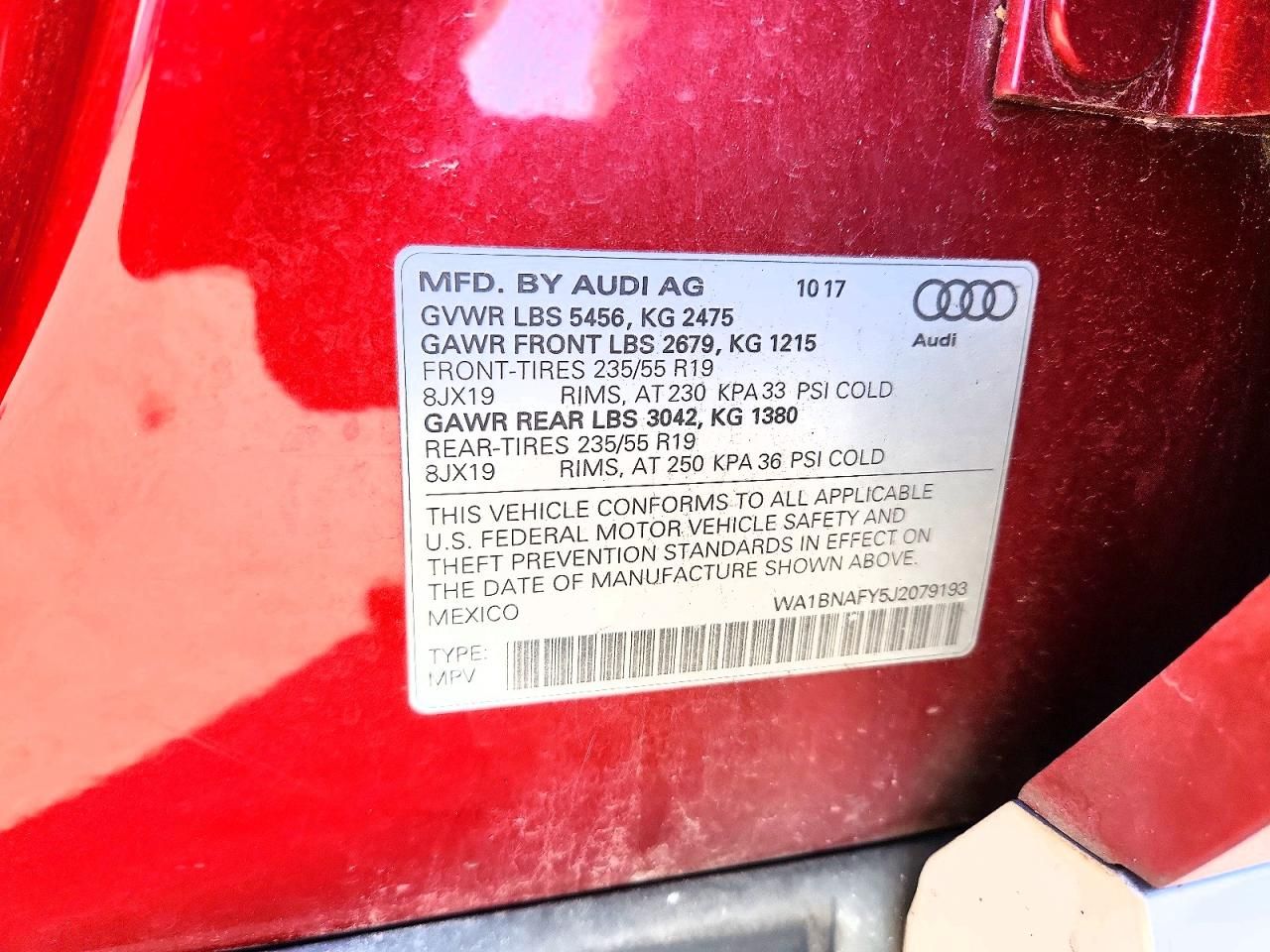 2018 Audi Q5 Premium Plus