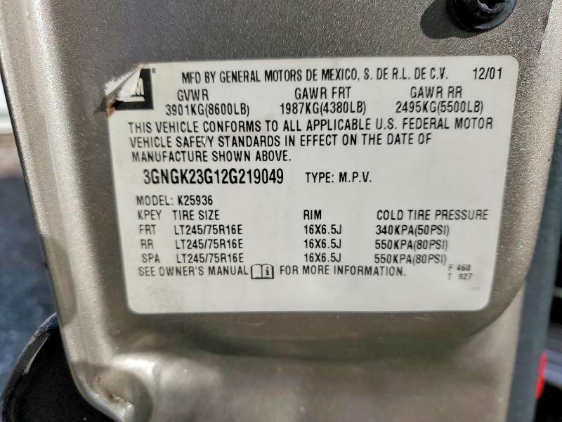 2002 Chevrolet Avalanche K2500