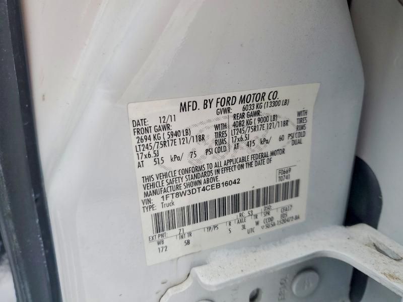 2012 Ford F350 Super Duty