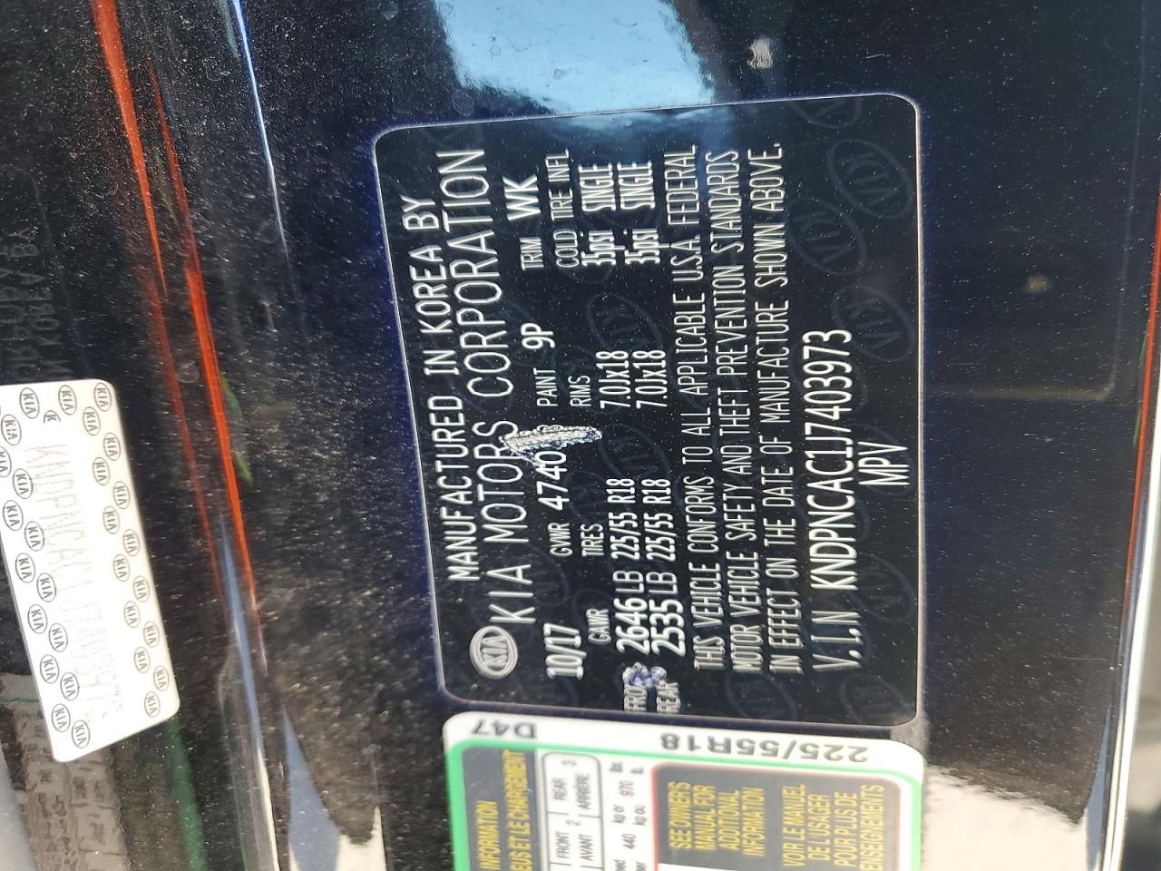 2018 KIA Sportage ex