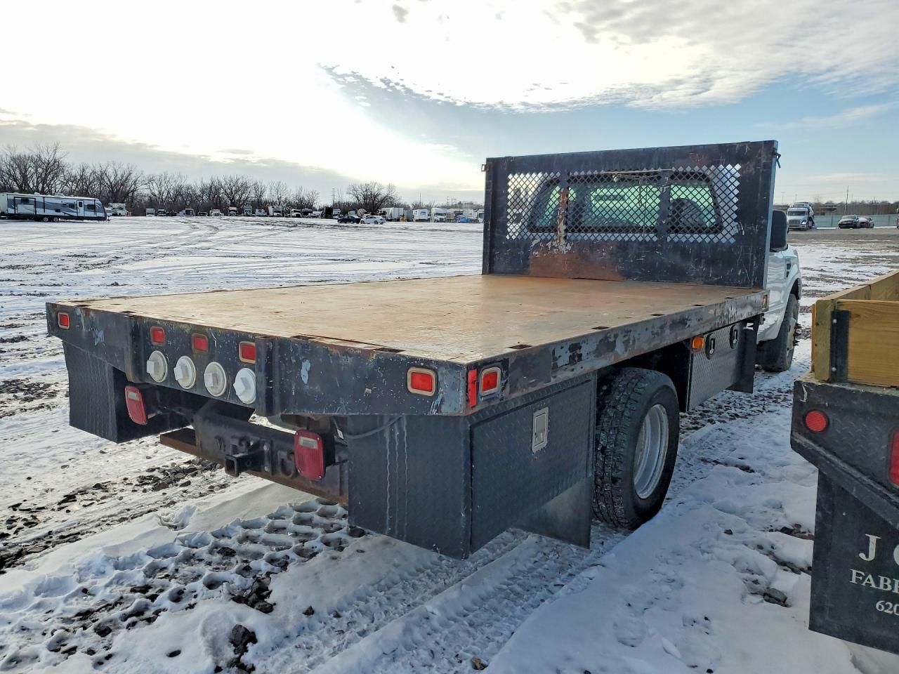 2008 Ford F350 Super Duty Flatbed Truck