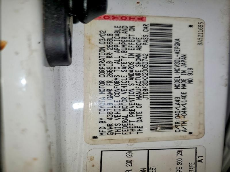 2002 Toyota Camry le