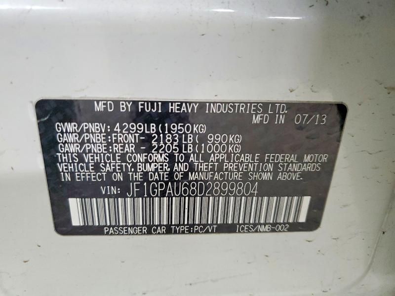 2013 Subaru Impreza Sport Limited