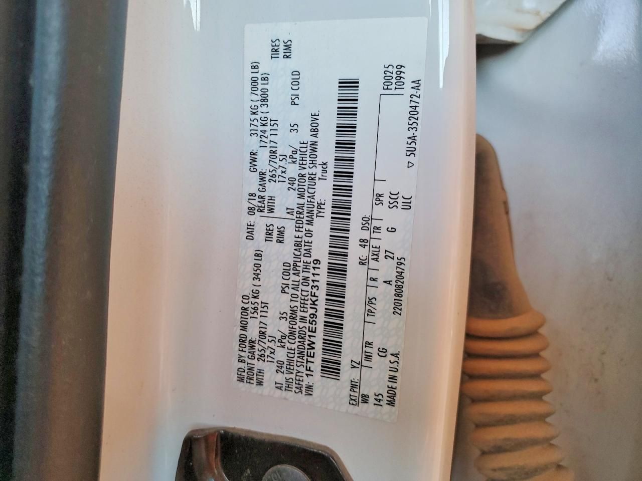 2018 Ford F150 Supercrew