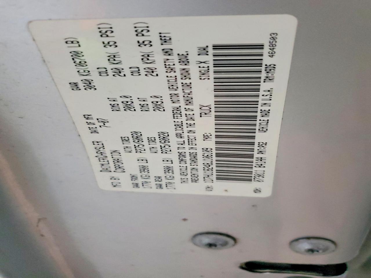 2008 Dodge RAM 1500 ST