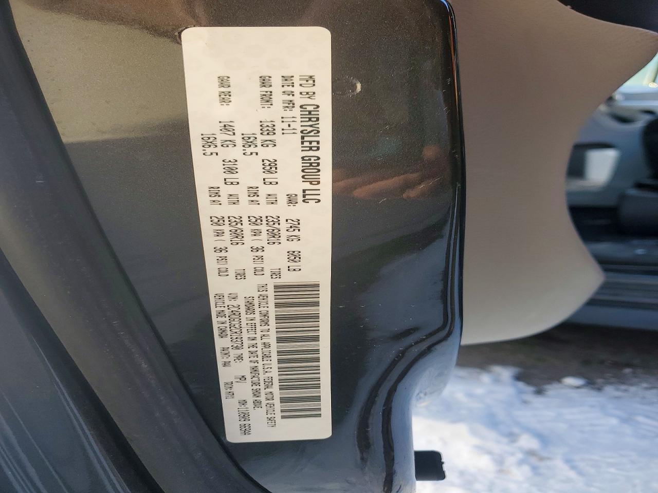 2012 Dodge Grand Caravan sxt