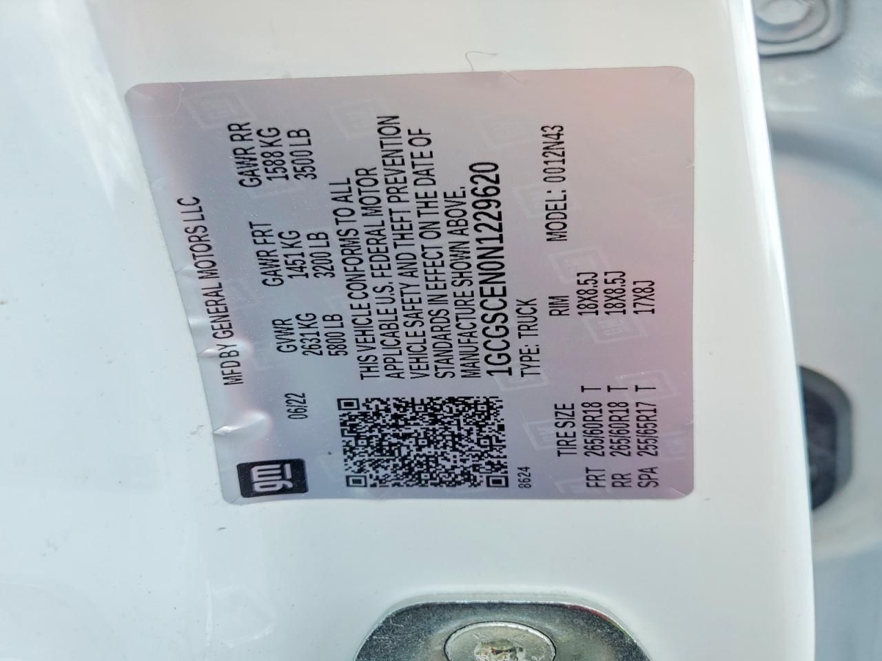 2022 Chevrolet Colorado lt