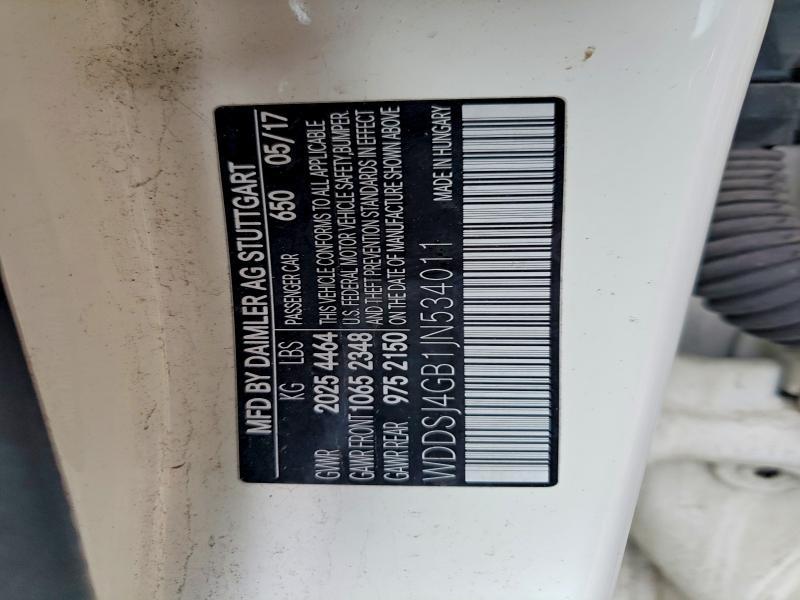 2018 Mercedes-Benz Cla 250 4matic