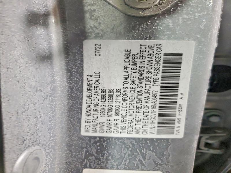 2022 Honda Accord lx