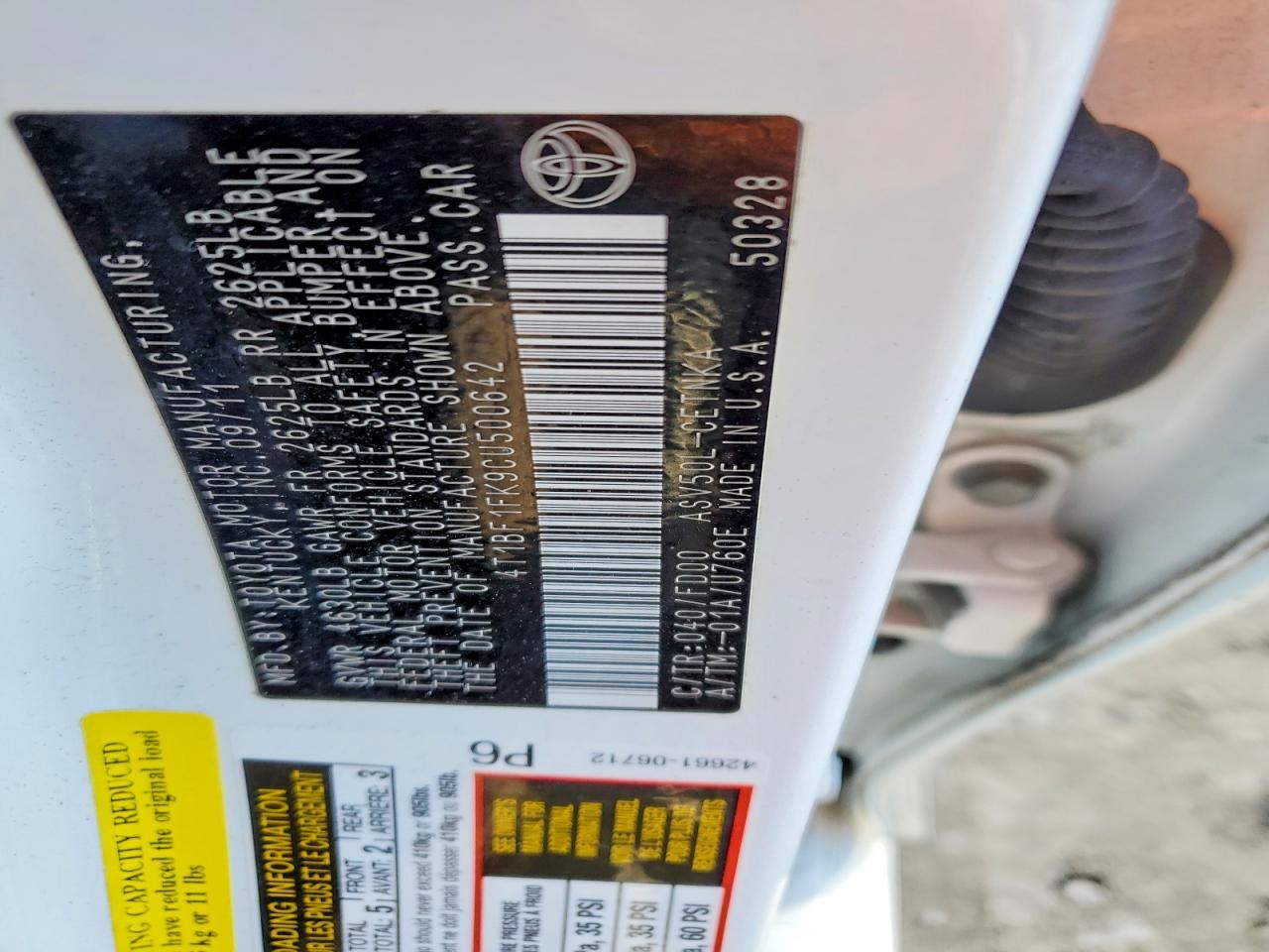 2012 Toyota Camry Base