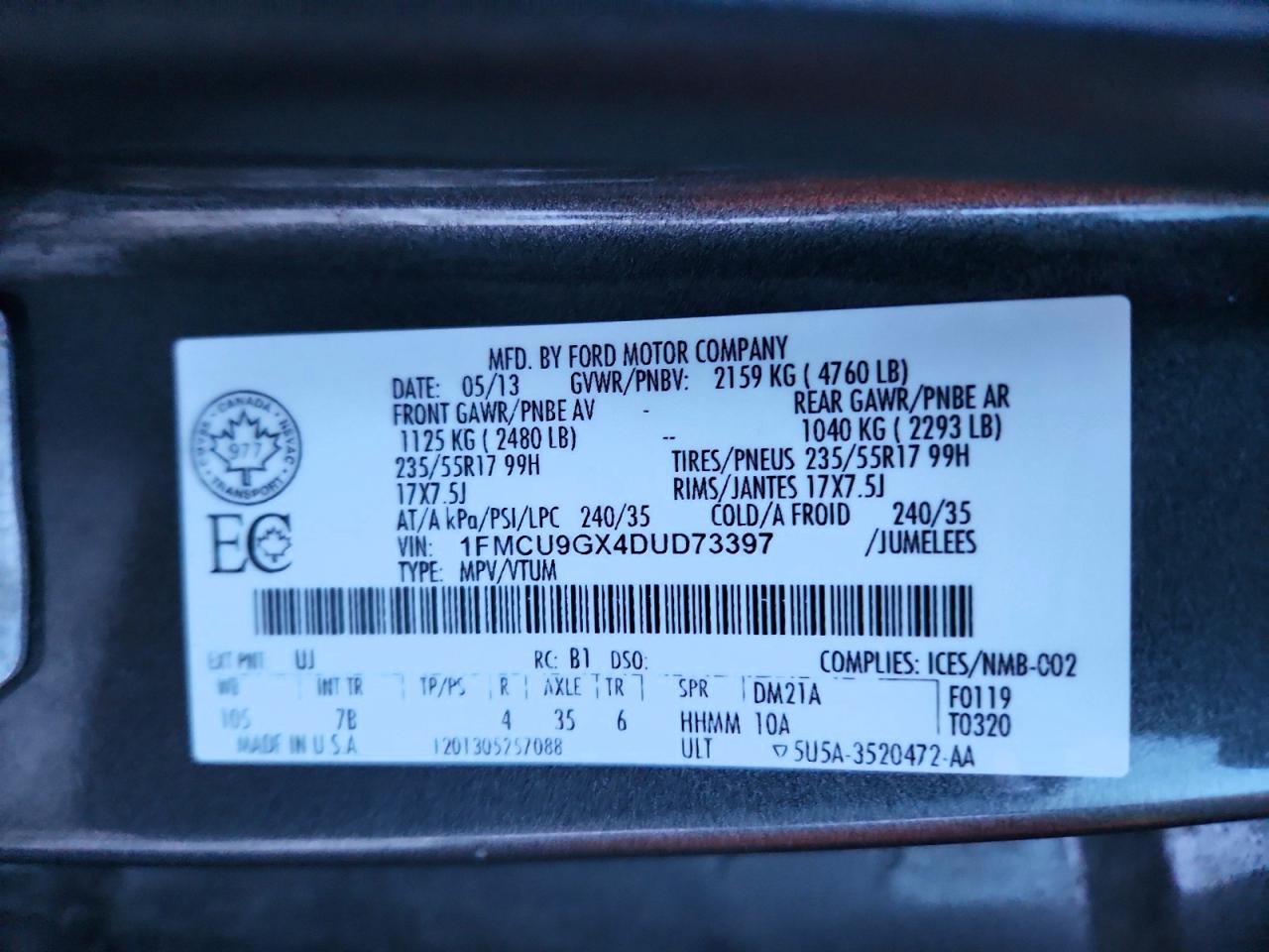 2013 Ford Escape se