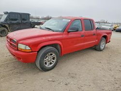 Dodge Vehiculos salvage en venta: 2002 Dodge Dakota Quad Sport