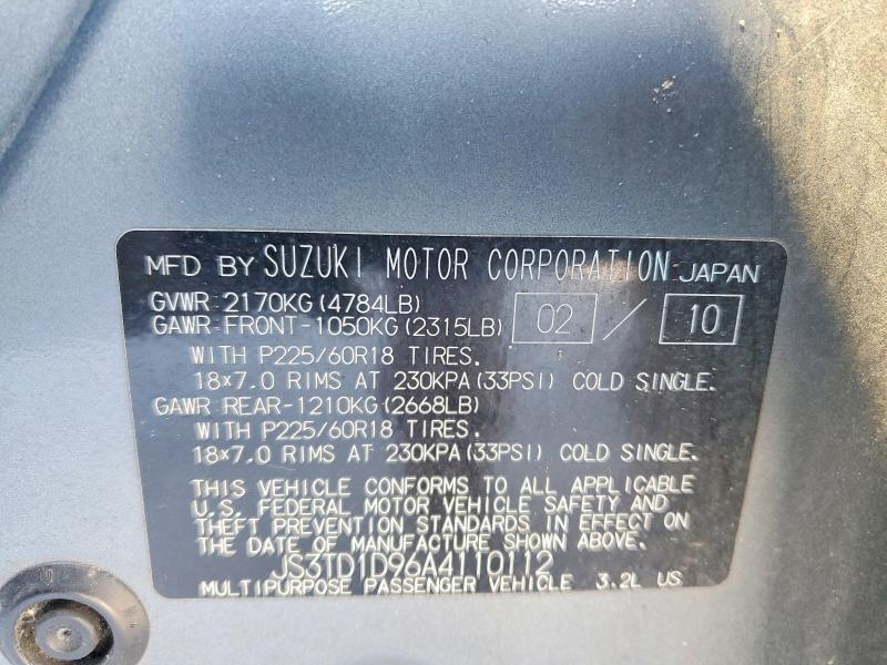 2010 Suzuki Grand Vitara jlx
