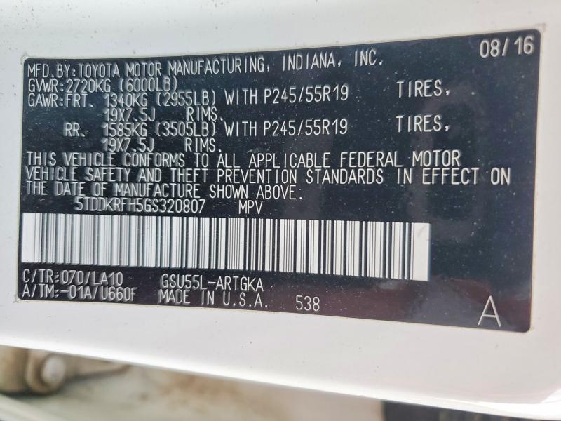 2016 Toyota Highlander Limited