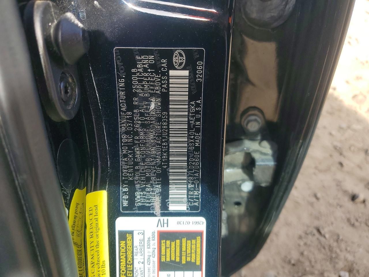 2018 Toyota Avalon xle