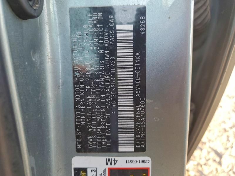 2011 Toyota Camry Base