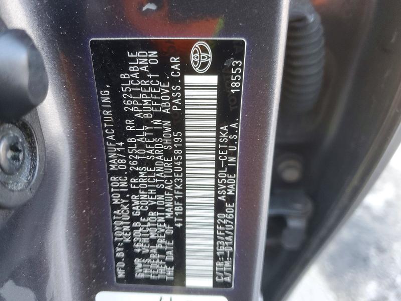 2014 Toyota Camry l