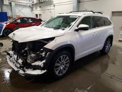 Vehiculos salvage en venta de Copart Ottawa, ON: 2016 Toyota Highlander xle