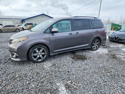 Toyota Sienna salvage cars for sale: 2012 Toyota Sienna Sport