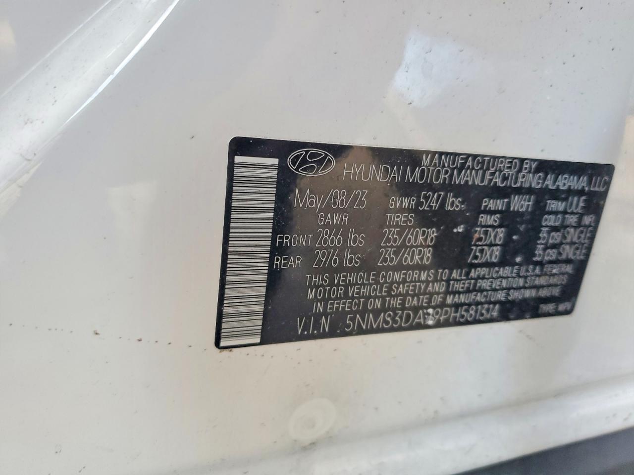 2023 Hyundai Santa fe sel Premium