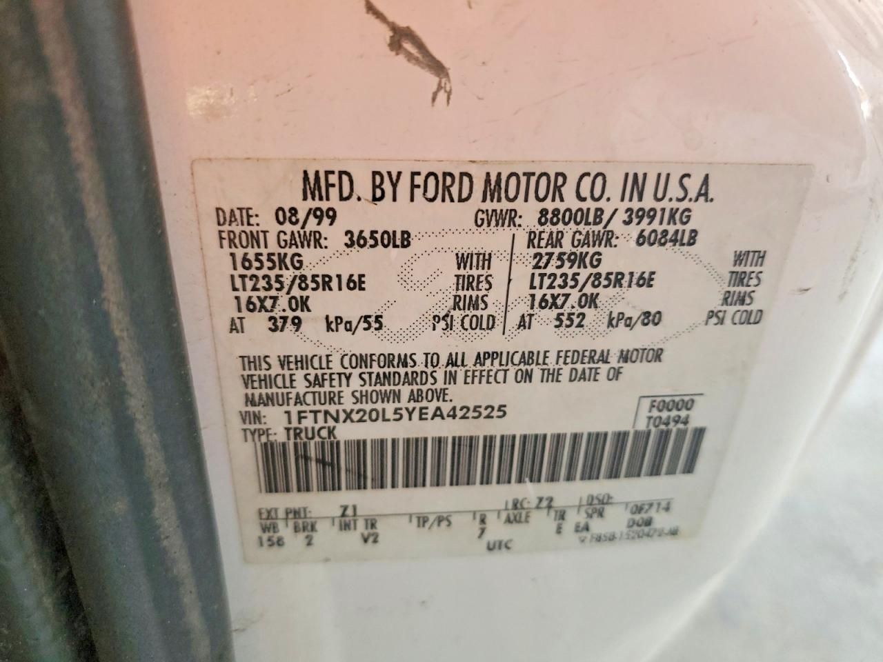 2000 Ford F250 Super Duty