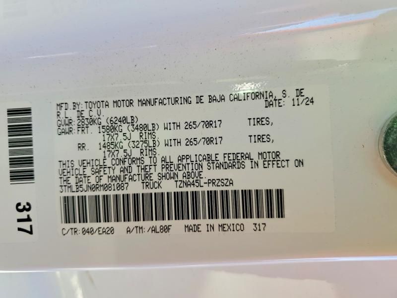 2024 Toyota Tacoma Double cab