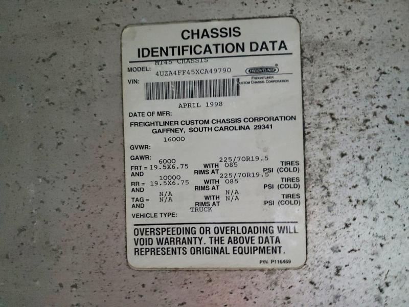 1999 Freightliner Mt45 Delivery Truck