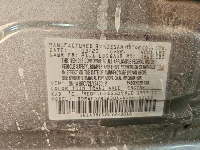 2020 Nissan Sentra sv