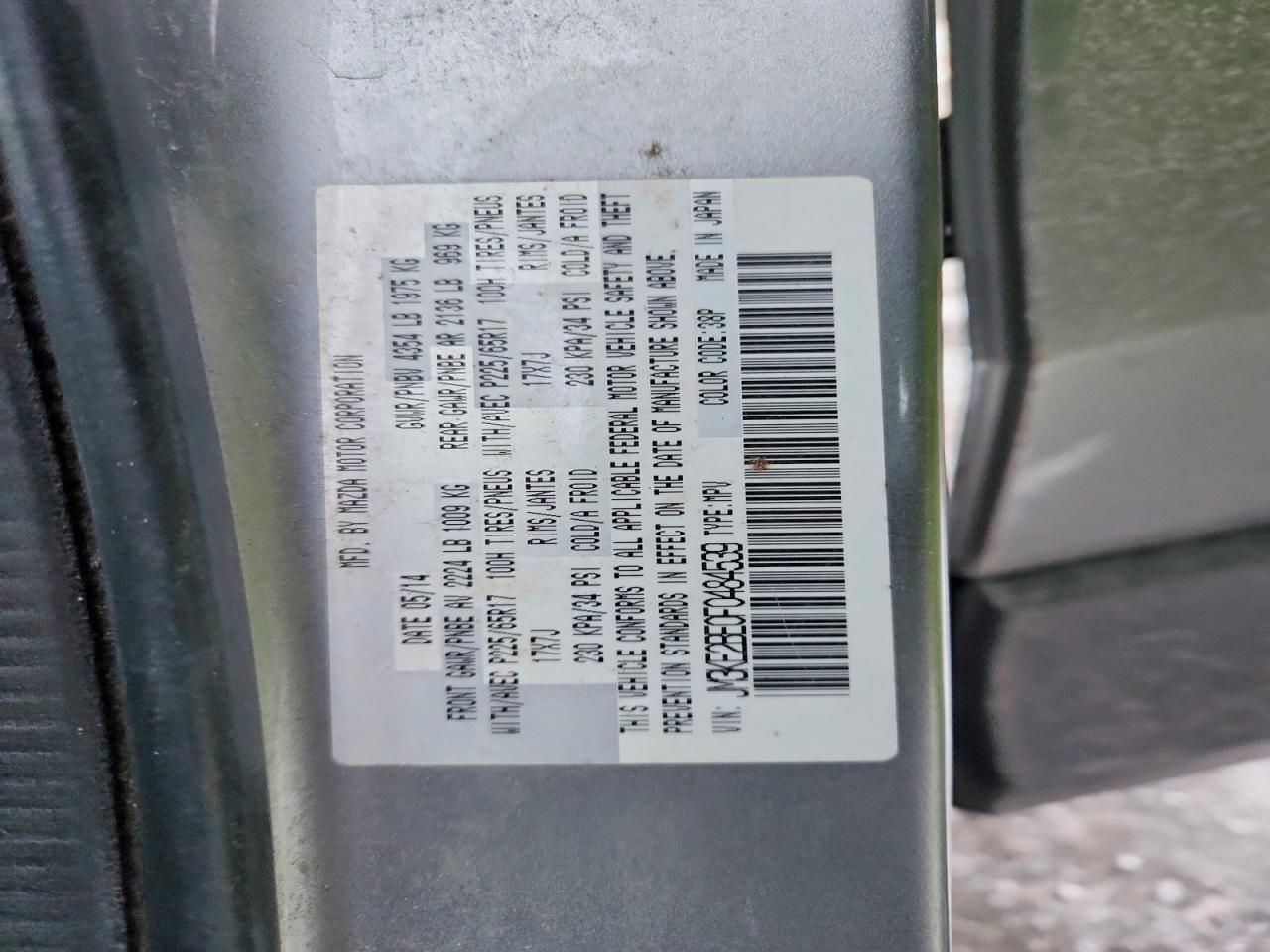 2015 Mazda Cx-5 Sport